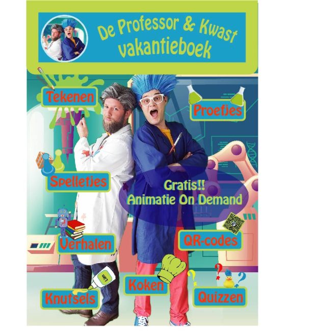 Vakantieboek De Professor en Kwast